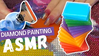 super satisfying asmr diamond painting pro unboxing no talking