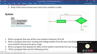 Lecture 20 Do Loop While Conversion of do while loop to do loop while