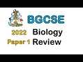 2022 BGCSE BIOLOGY PAPER1