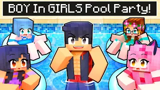 Download BOY in an ALL GIRLS Pool Party in Minecraft! MP3