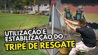 Como USAR e ESTABILIZAR o TRIPÉ DE RESGATE