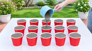 Amazing Creations Using Cement and Plastic Cups - DIY Tips For Creating Unique Garden Decorations