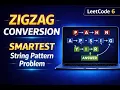 LeetCode 6 Zigzag Conversion FAANG Coding Interview Question Easy Explanation