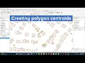 Creating polygon centroids using QGIS