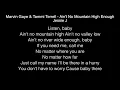 Jessie J - Ain't No Mountain High Enough Lyrics (Marvin Gaye & Tammi Terrell) The Singer 2018