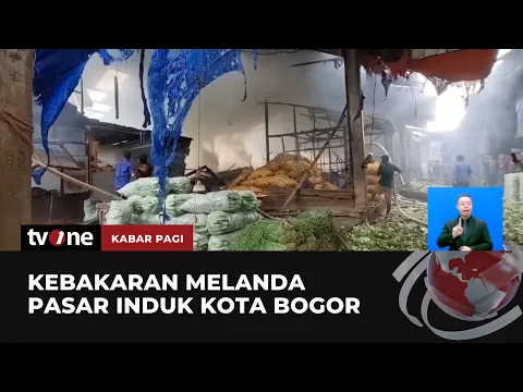 60 Lapak Pedagang di Pasar Bogor Hangus Terbakar