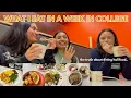 WHAT I EAT IN A WEEK IN COLLEGE Syracuse University Sadler Dining Hall