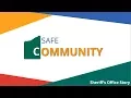 Safe Community Jackson County Sheriff s Office
