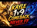 Good Mental is Everything 1v9 Game Never FF Kayle vs Gwen