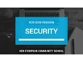 OCR GCSE Computing - SECURITY