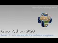 Geo-Python 2020 Lesson 1 1 - Course introduction and computing basics