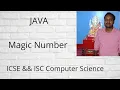 Java Program to check Magic Number Program
