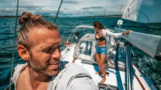 Fleeing a HURRICANE on a Sailboat – But We Went The Wrong Way 😧🤮 | Expedition Evans 53