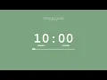 Download Lagu ⏰ 10 Minute Timer / Sweet Green Screen 🌿 / Countdown + Progress Bar