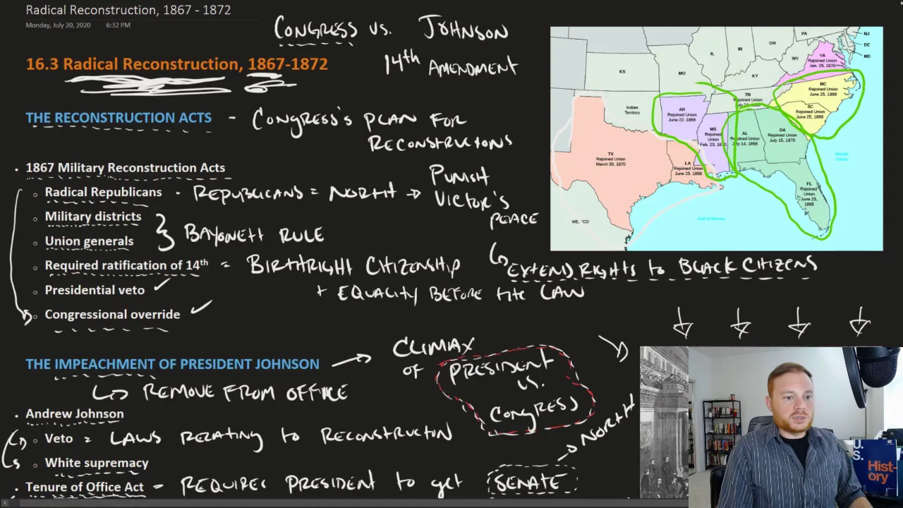 Openstax U.S. History - 16.3 Radical Reconstruction, 1867-1872