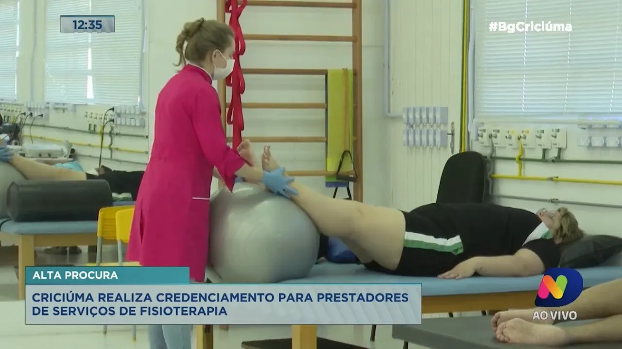 Criciúma realiza credenciamento para prestadores de serviços de fisioterapia