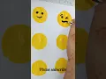 easy to draw emotion faces emoji drawing art YouTube short easy shorts creative viral