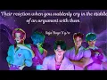 Download Lagu Saja Boys X y/n || Their reaction when you suddenly cry in the middle of an argument with them.