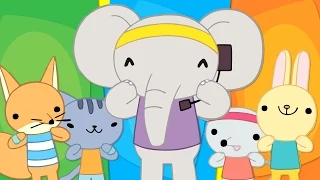 Head Shoulders Knees Toes Speeding Up Nursery Rhyme Super Simple Songs 