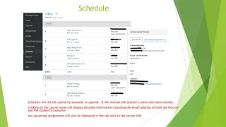 FCS Campus Parent Portal Today and Calendar menu options