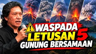 Cak Nun: Waspada Letusan 5 Gunung Bersamaan