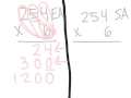Multiply - standard algorithm expanded algorithm