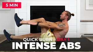 5 min intense abs workout get defined abs fast no equipment 