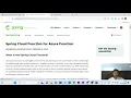Serverless Azure function using spring cloud function and MySQL database in hindi