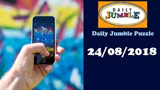 Daily Jumble Puzzle August 24 2018
