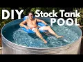 Stock Tank Pool DIY