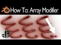 Blender Tutorial Modifiers Array Modifier