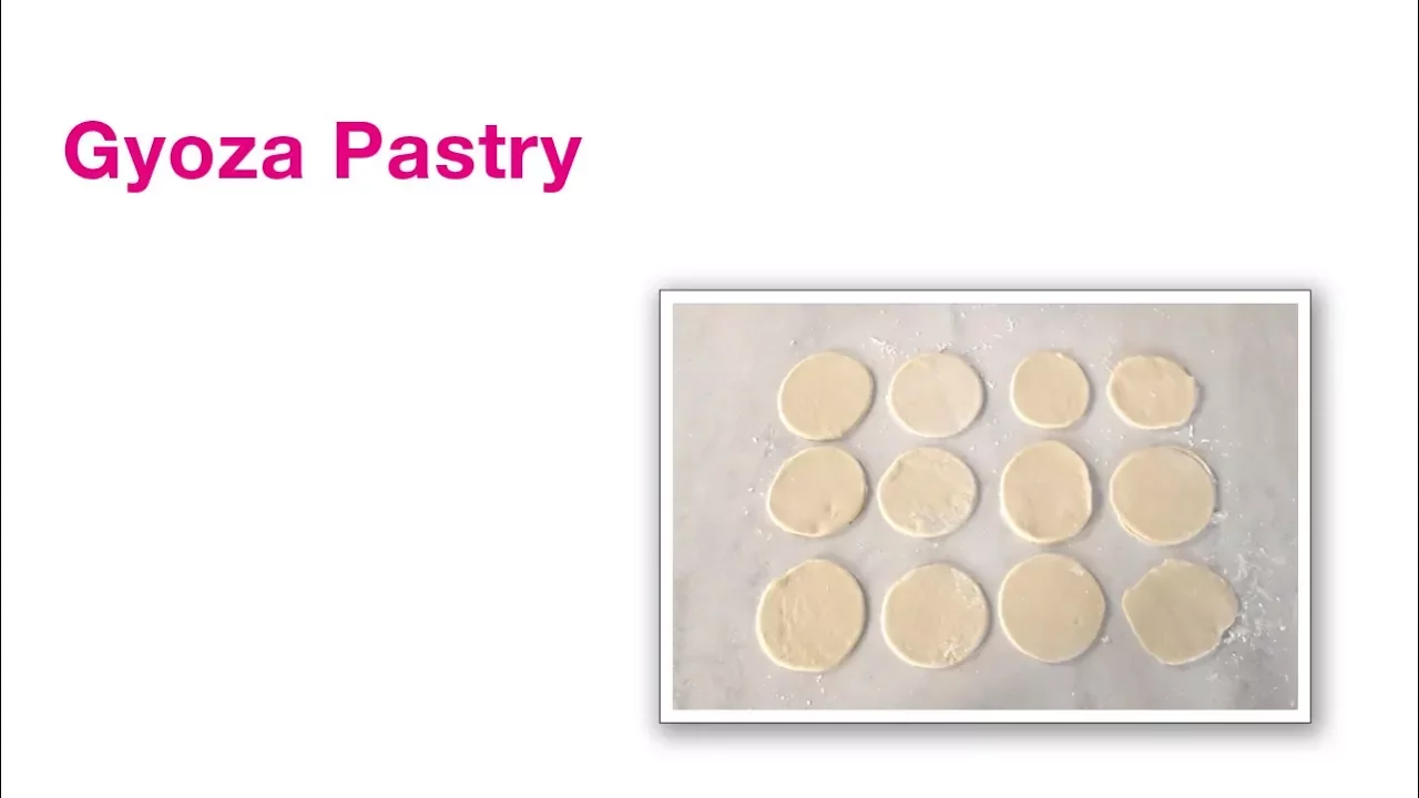 How To Make Gyoza Pastry/Skin/Wrapper   Japanese Veggie Recipe   YUCa