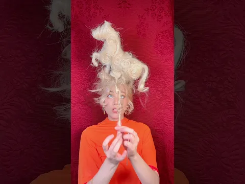 Troy, the horse is here #EasyHairstyle #Ponytail #Odyssey #Hair