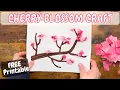Cherry Blossom Craft Free Printable