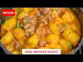 Matoke Recipe How to Cook Matoke with Beef Green Bananas with Beef Recipe Infoods