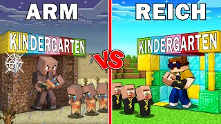 Villager ARM vs. Pat REICH KINDERGARTEN! (Minecraft)