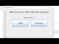 Bike rental system demonstration