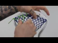 6 Hitch 10 Diamond Top String Lacrosse Head Stringing Tutorial SportStop com