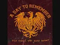 The Danger in Starting a Fire by A Day to Remember [Album Version]