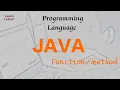 Function Method in Java Java Programming Language Class 10 ICSE Formal and Actual Parameters