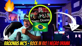 The Crowd is Amazing ????????????| Racionais MC's - Rock in Rio | Negro Drama - Producer Reaction