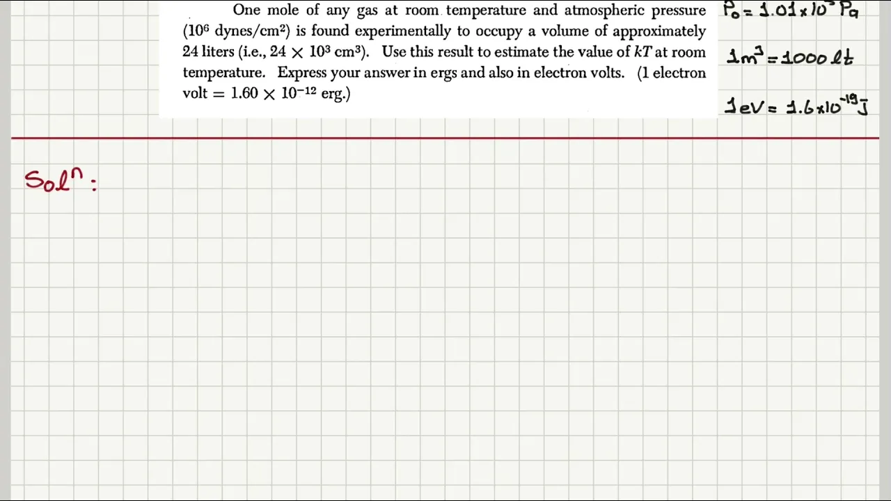 4.2 Value of kT at room temperature