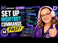 How to Set Up Nightbot Commands FAST Beginner Twitch Tutorial