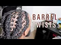 RETWIST STYLE ON BABY LOCS Barrel Twists