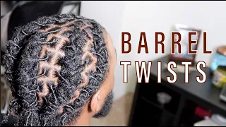 RETWIST STYLE ON BABY LOCS Barrel Twists