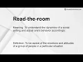 Read-the-room Meaning