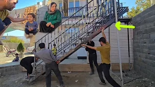 Creating A Storage Space Under The Stairs Changing The Stairs With The Welder 