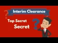 What is an Interim Security Clearance