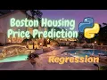 Boston House Price Prediction Analysis Regression Machine Learning Python