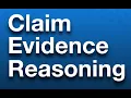How to Write a CER Claim Evidence Reasoning